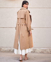 Heart Wood Trench Coat