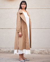 Heart Wood Trench Coat