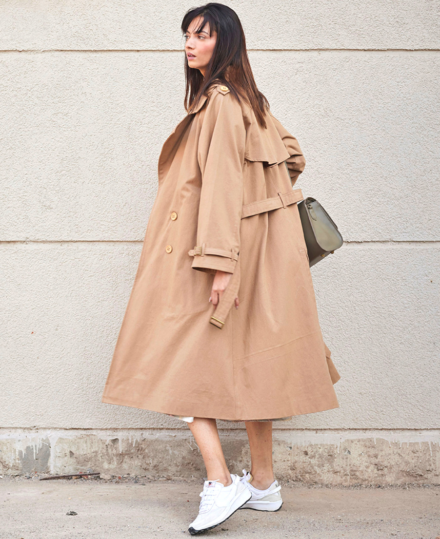 Heart Wood Trench Coat