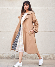 Heart Wood Trench Coat