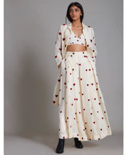 Heart Cover Lehenga Set