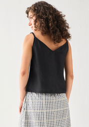 Hemp Front Tie Cami Top