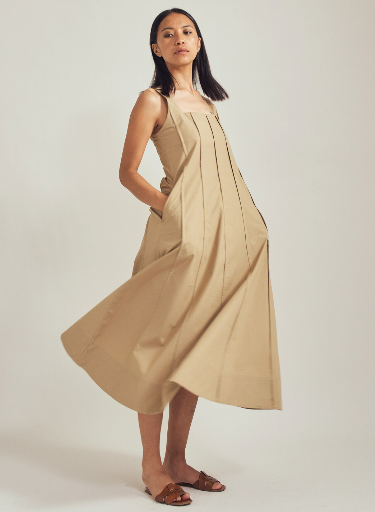 Her Quiet Frame Dress