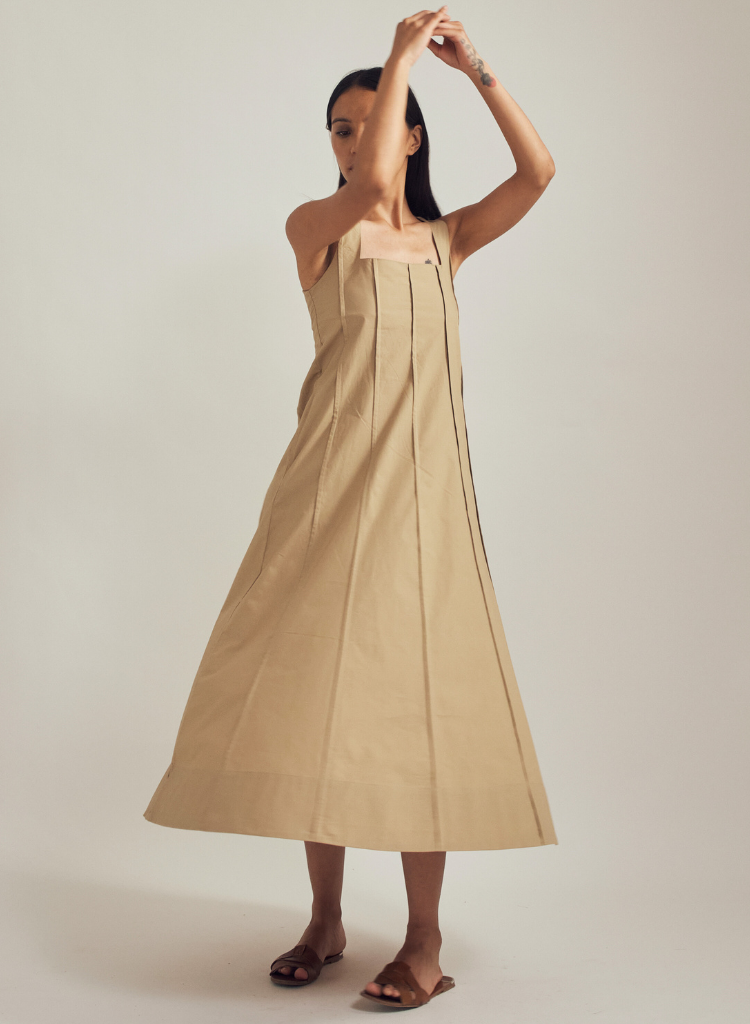 Her Quiet Frame Dress