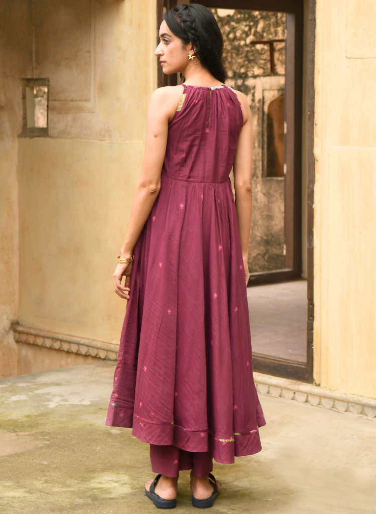 Hibiscus Bloom Kurta Set