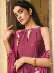 Hibiscus Bloom Kurta Set