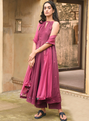 Hibiscus Bloom Kurta Set