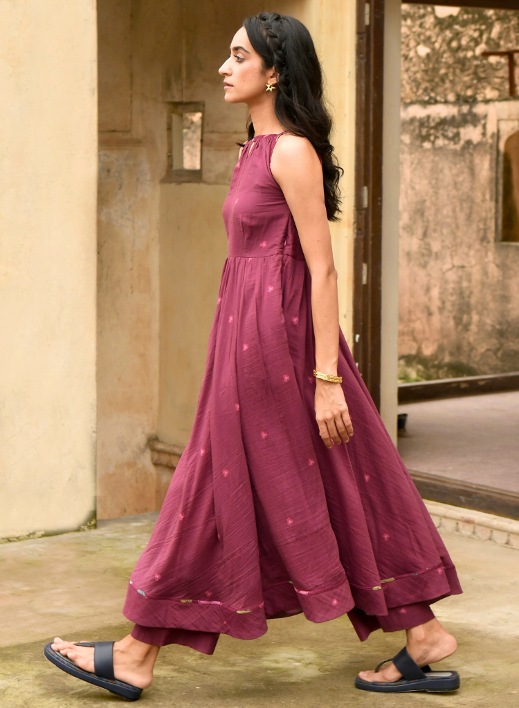 Hibiscus Bloom Kurta Set