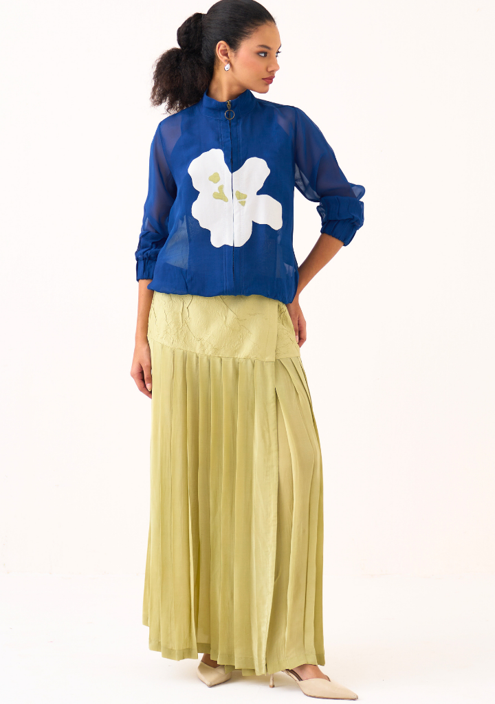 Floral Appliqué Bomber Set