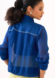 Floral Appliqué Bomber Set