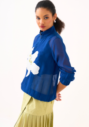 Floral Appliqué Bomber Set