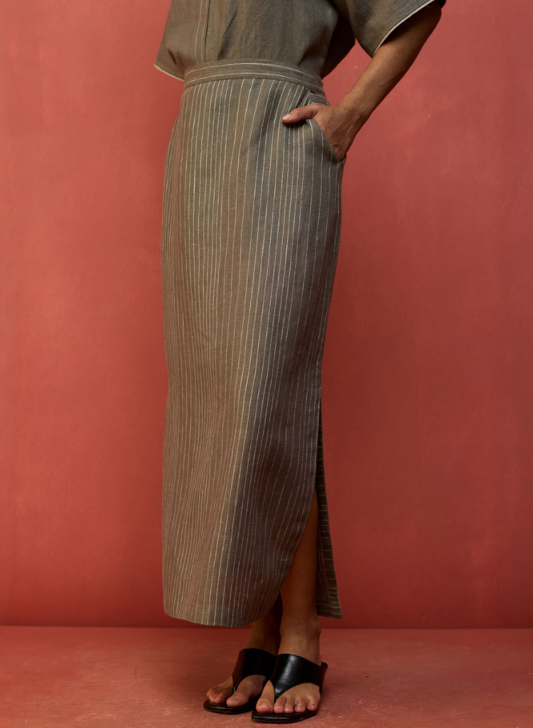 Hiro Stripe Skirt