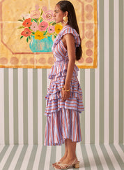 Criss Cross Striper Dress