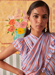 Criss Cross Striper Dress