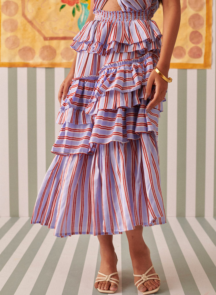 Criss Cross Striper Dress