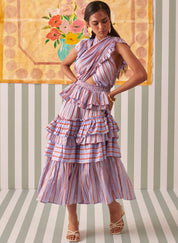 Criss Cross Striper Dress