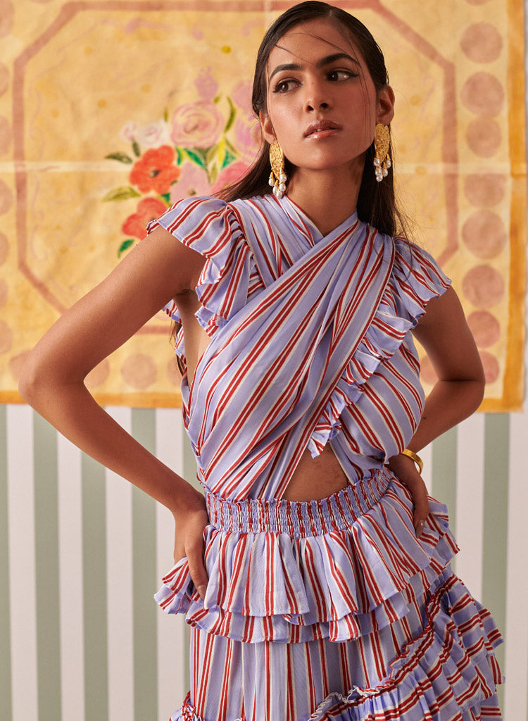 Criss Cross Striper Dress