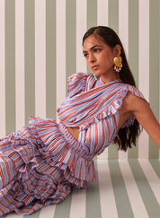 Criss Cross Striper Dress