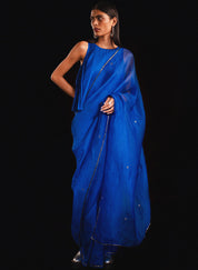 Horizon Silk Organza Saree