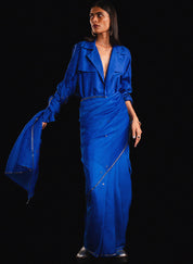 Horizon Silk Organza Saree