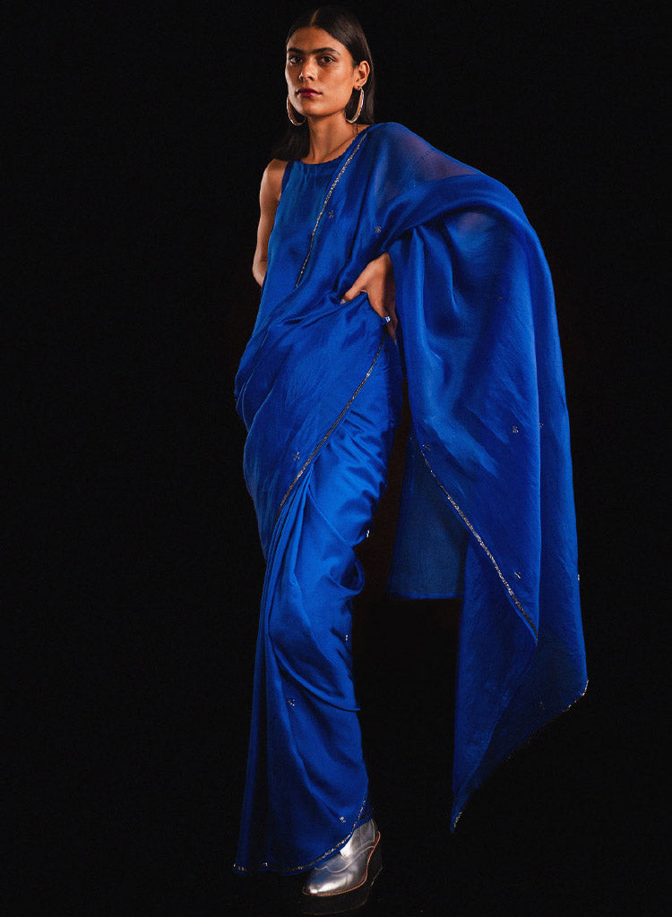 Horizon Silk Organza Saree