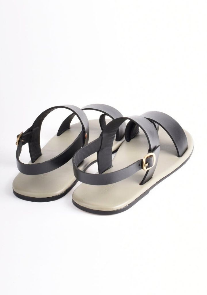 Horizontal Dual Strap Sandals