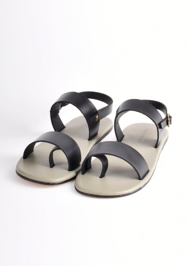 Horizontal Dual Strap Sandals