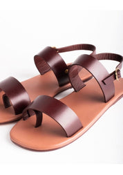 Horizontal Dual Strap Sandals