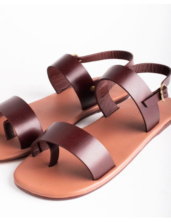 Horizontal Dual Strap Sandals