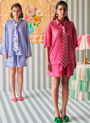 Hot Pink Crochet Shirt