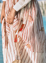 Htami Drawstring Panelled Skirt