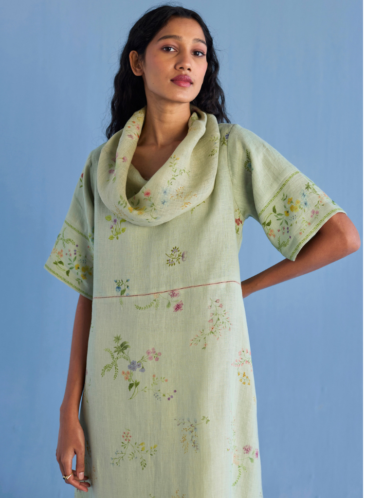 Imara Cowl Neck Dress