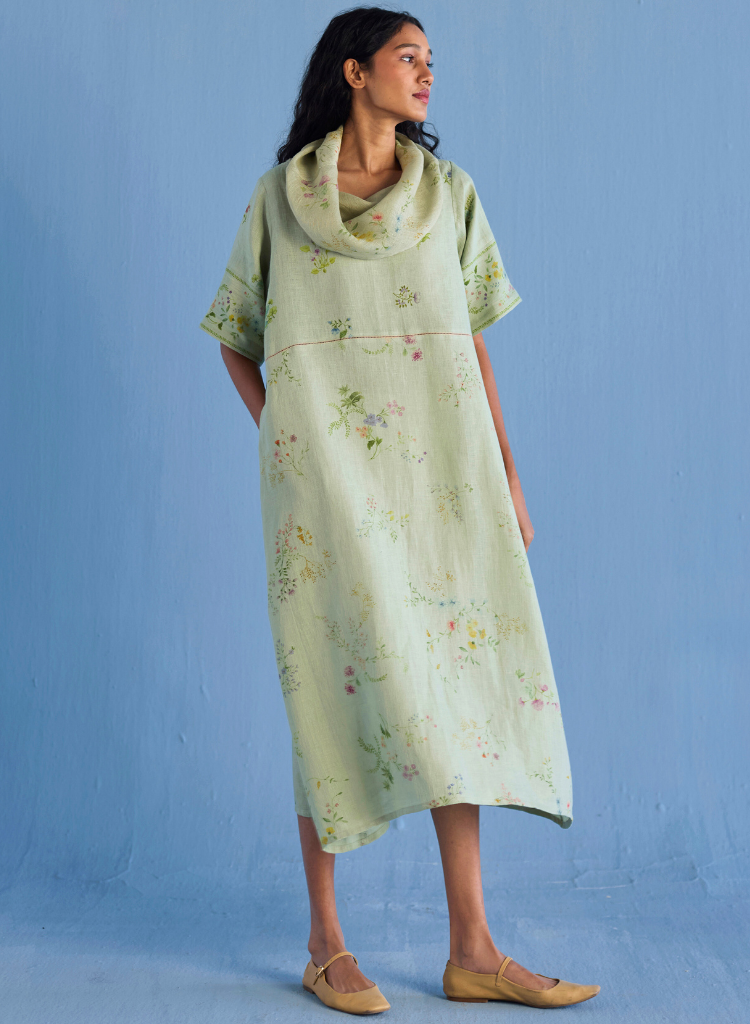 Imara Cowl Neck Dress