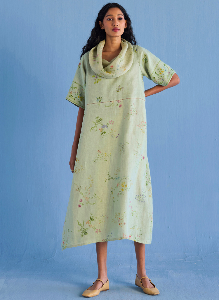 Imara Cowl Neck Dress