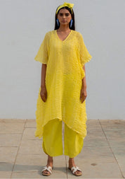 Iced Lemon Kaftan Set