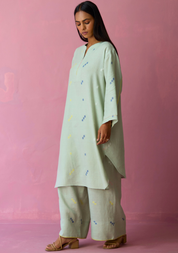 Ikara Jamdani Kurta Set
