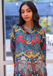 Ikat Kurta Set