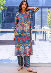 Ikat Kurta Set