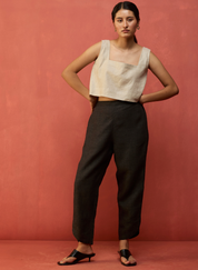 Ikis Overlapping Hem Pants