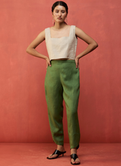 Ikis Overlapping Hem Pants