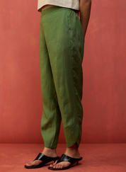 Ikis Overlapping Hem Pants