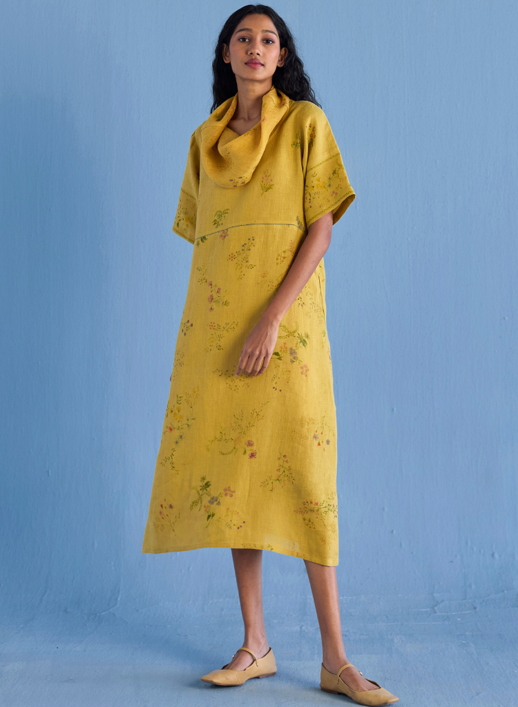 Imara Cowl Neck Dress