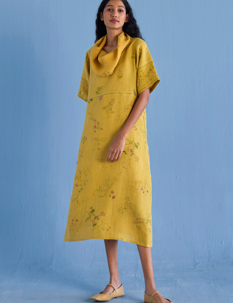 Imara Cowl Neck Dress