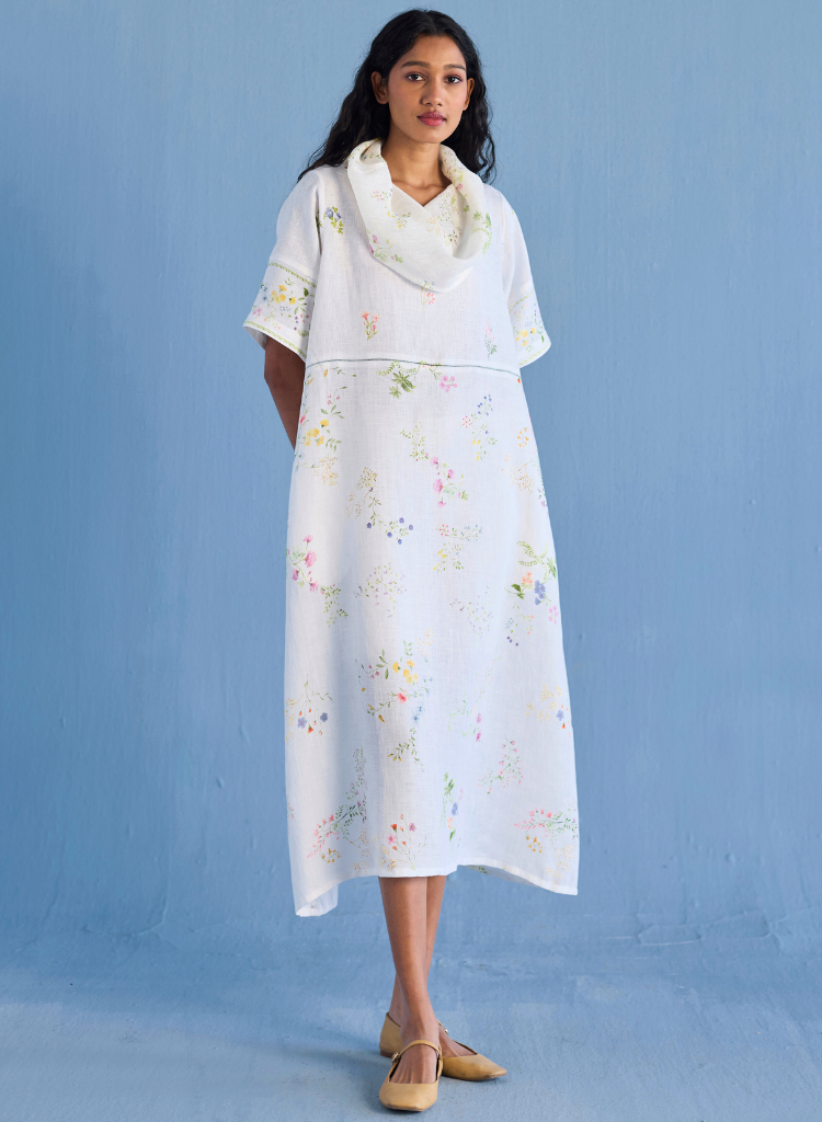 Imara Cowl Neck Dress