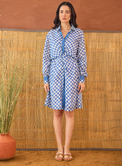 Indigo Breeze Dress