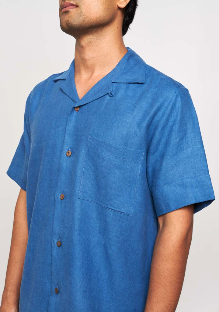 Indigo Camp Shirt
