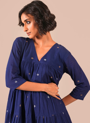 Indigo Echo Dress
