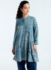 Indigo Flare Shirt