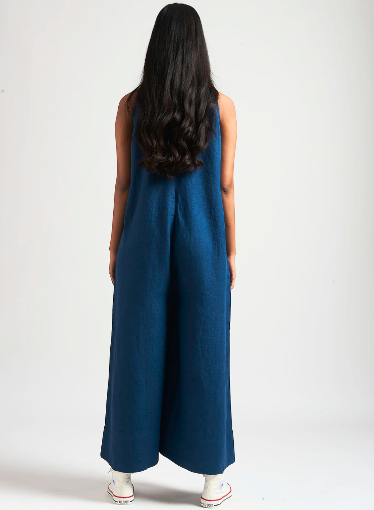 Indigo Flared Jumpsuit