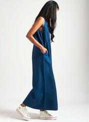 Indigo Flared Jumpsuit